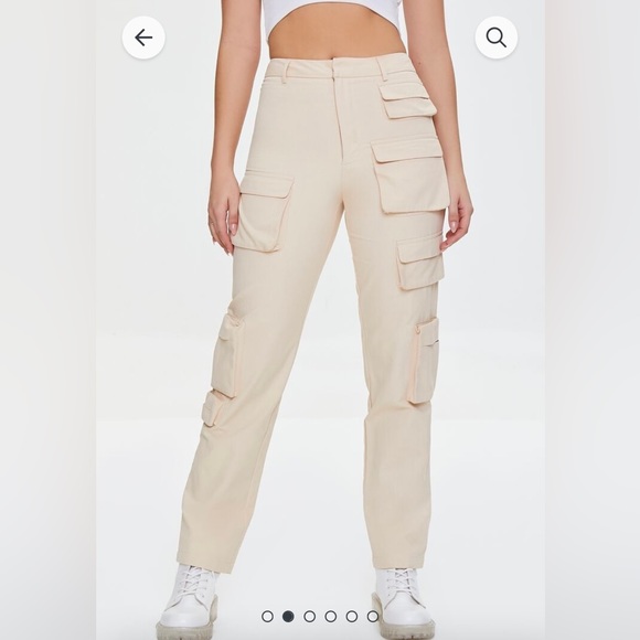 High Rise Cargo Pants - Picture 2 of 6